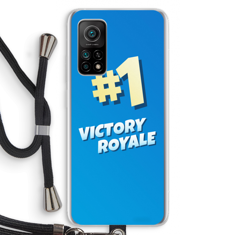 Victory Royale: Xiaomi Mi 10T 5G Transparant Hoesje met koord