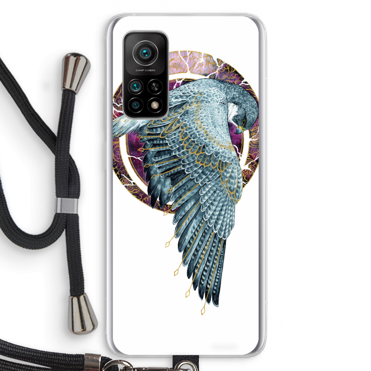 Golden Falcon: Xiaomi Mi 10T 5G Transparant Hoesje met koord