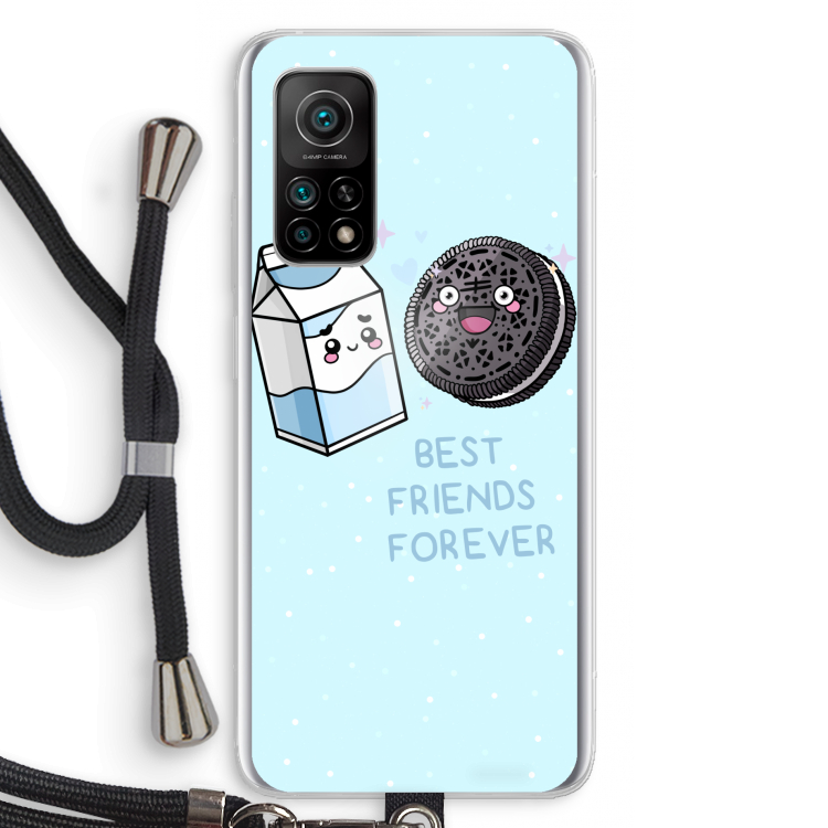 Best Friend Forever: Xiaomi Mi 10T 5G Transparant Hoesje met koord