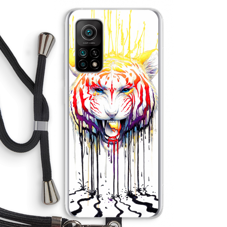 Fading: Xiaomi Mi 10T 5G Transparant Hoesje met koord