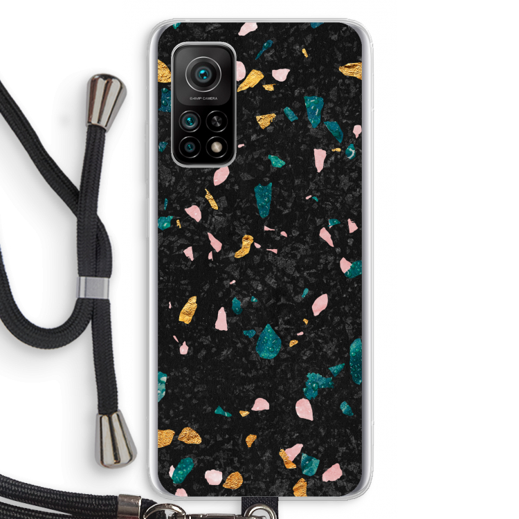 Terrazzo N°10: Xiaomi Mi 10T 5G Transparant Hoesje met koord