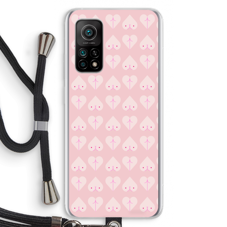 Ass 'n Titties: Xiaomi Mi 10T 5G Transparant Hoesje met koord