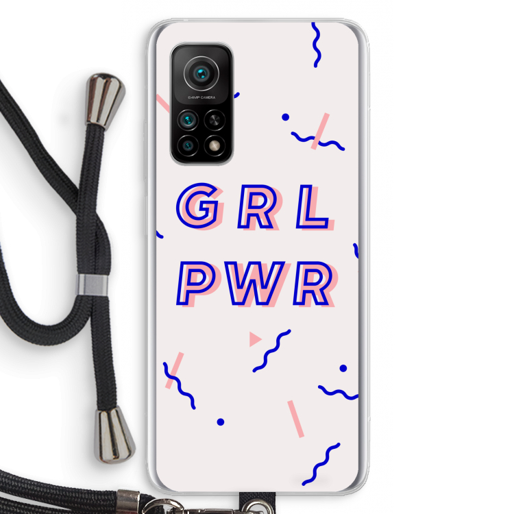 GRL PWR: Xiaomi Mi 10T 5G Transparant Hoesje met koord