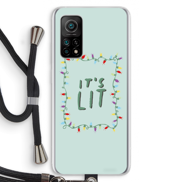 It's Lit: Xiaomi Mi 10T 5G Transparant Hoesje met koord