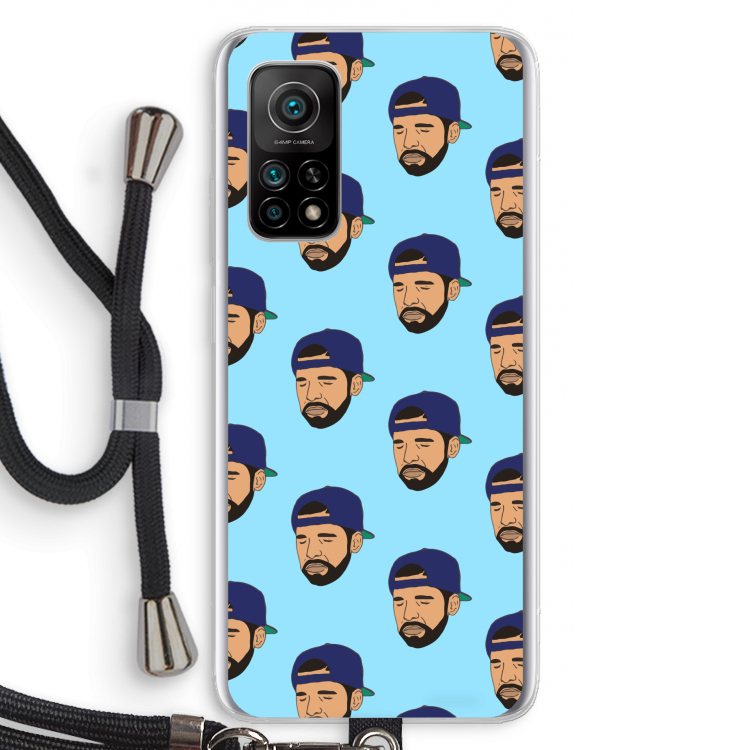 Drake Away: Xiaomi Mi 10T 5G Transparant Hoesje met koord