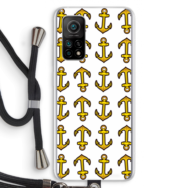 Musketon Anchor: Xiaomi Mi 10T 5G Transparant Hoesje met koord