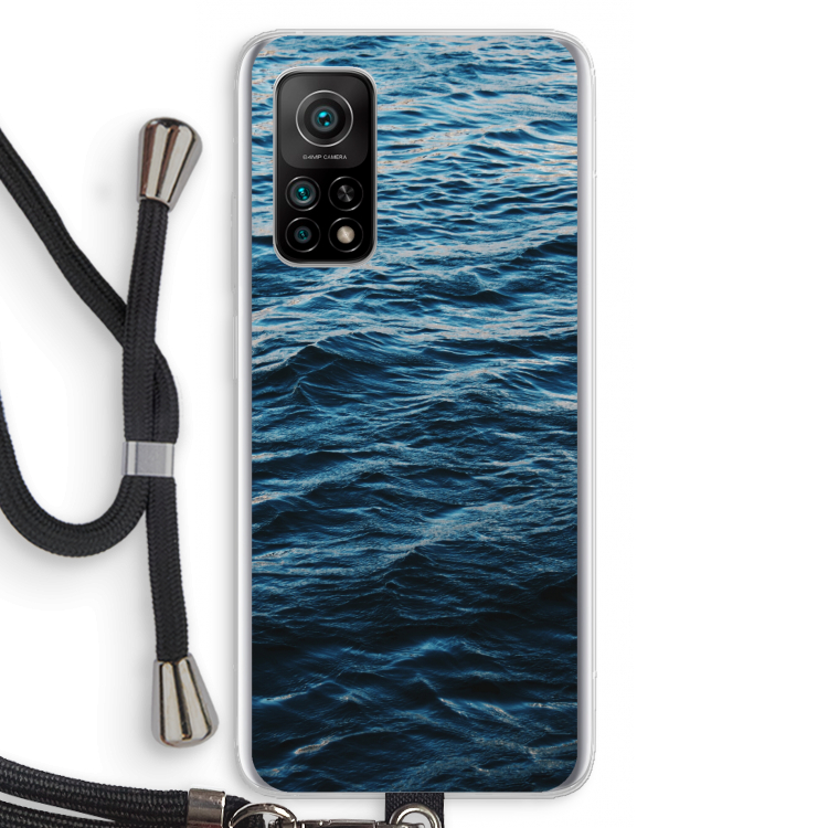 Oceaan: Xiaomi Mi 10T 5G Transparant Hoesje met koord