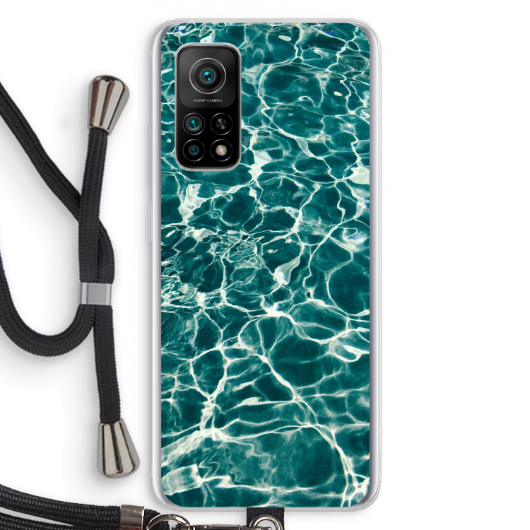 Weerkaatsing water: Xiaomi Mi 10T 5G Transparant Hoesje met koord