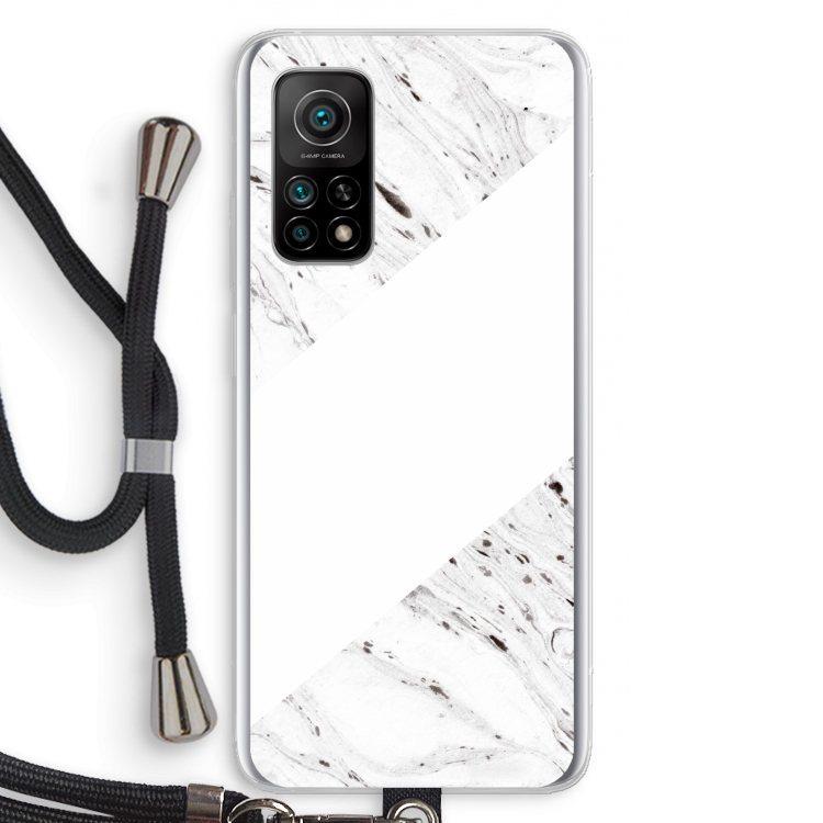 Biggest stripe: Xiaomi Mi 10T 5G Transparant Hoesje met koord