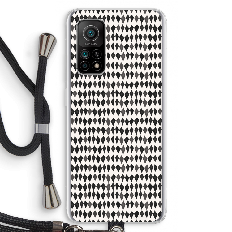 Crazy shapes: Xiaomi Mi 10T 5G Transparant Hoesje met koord