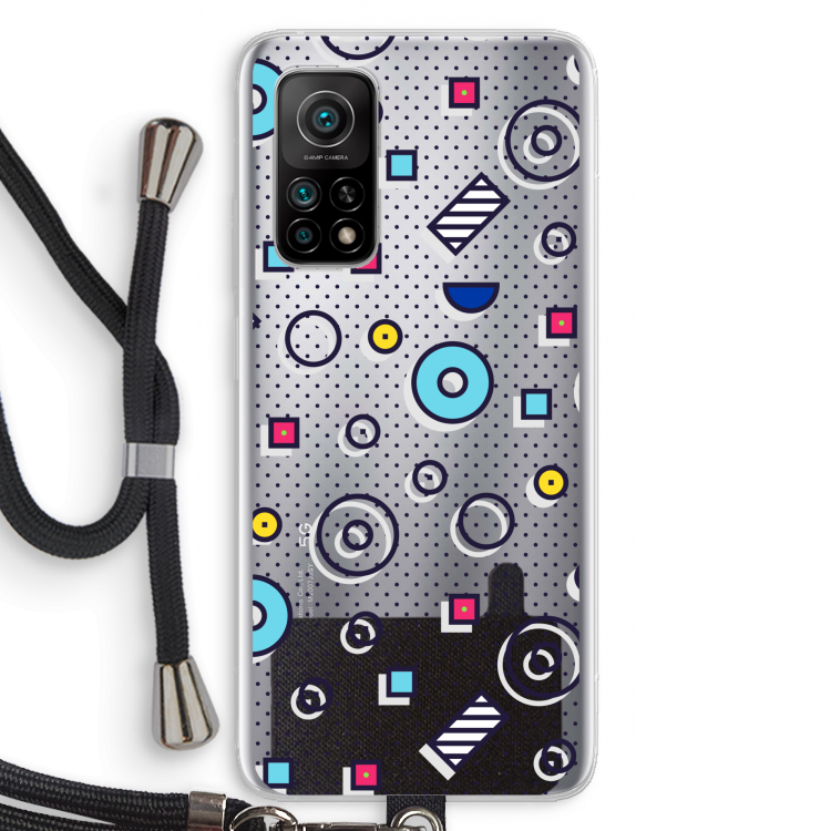 8-bit N°9: Xiaomi Mi 10T 5G Transparant Hoesje met koord