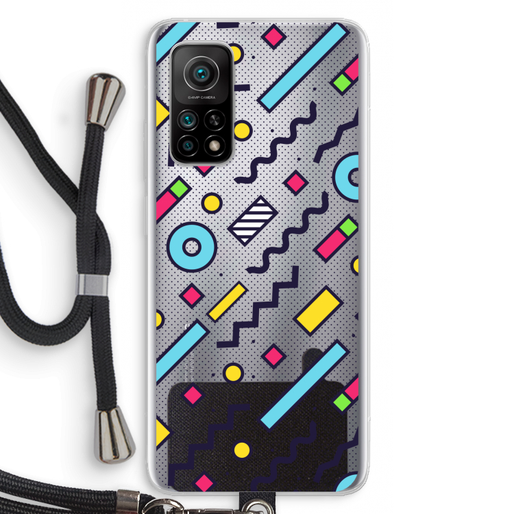 8-bit N°8: Xiaomi Mi 10T 5G Transparant Hoesje met koord