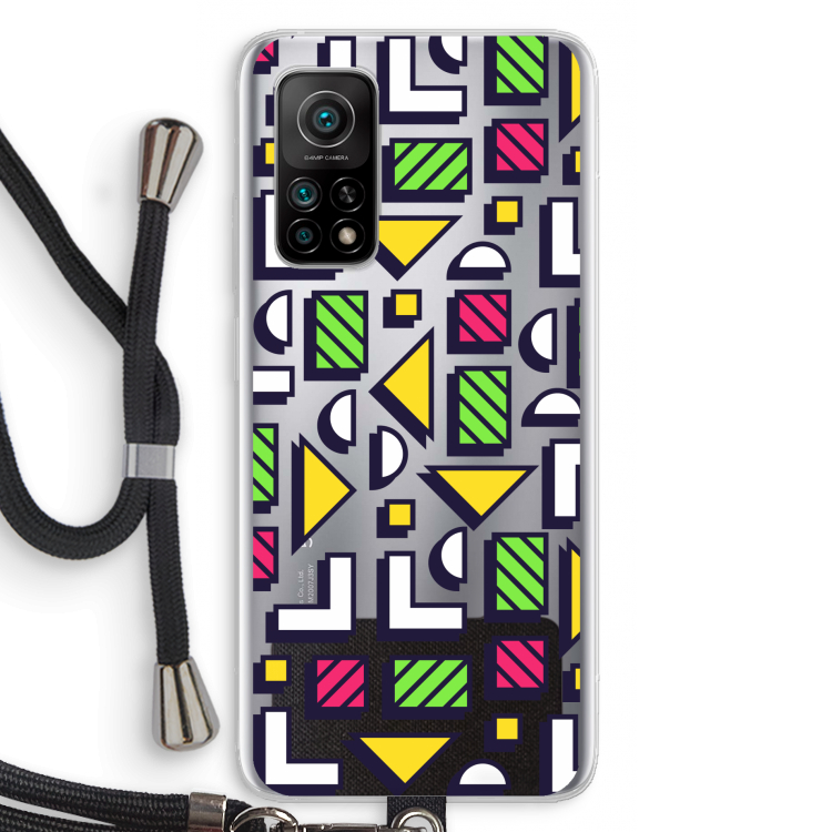 8-bit N°4: Xiaomi Mi 10T 5G Transparant Hoesje met koord