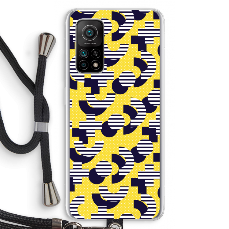 8-bit N°3: Xiaomi Mi 10T 5G Transparant Hoesje met koord
