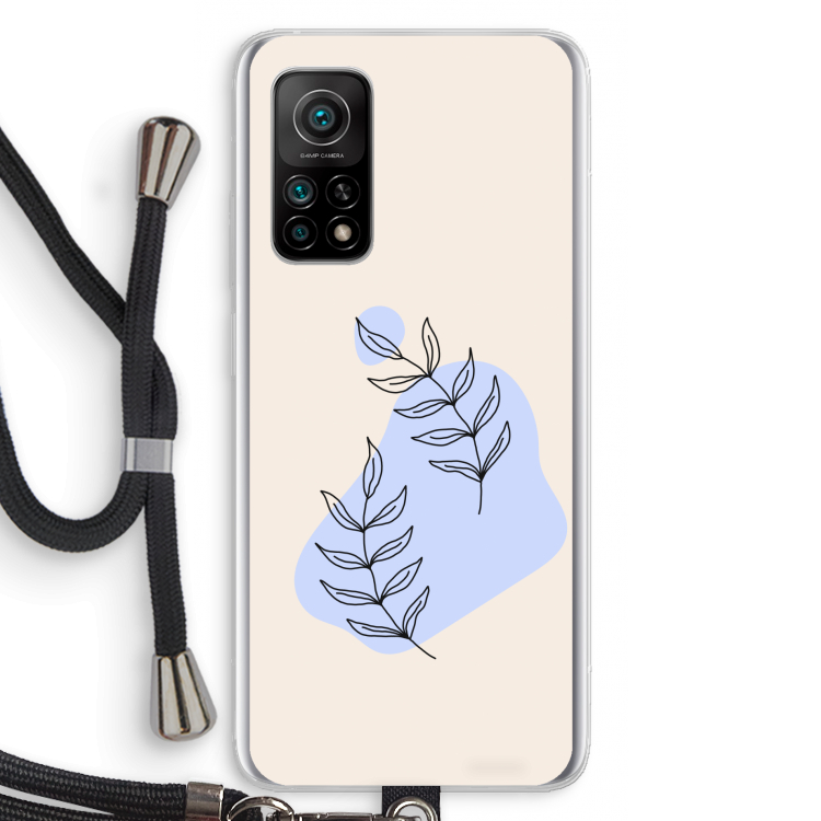 Leaf me if you can: Xiaomi Mi 10T 5G Transparant Hoesje met koord