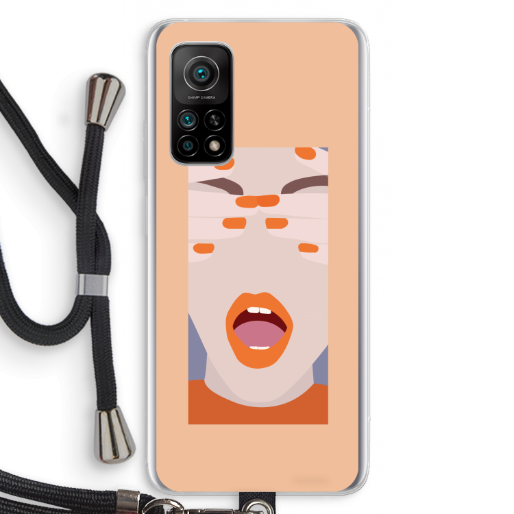 Surprise: Xiaomi Mi 10T 5G Transparant Hoesje met koord