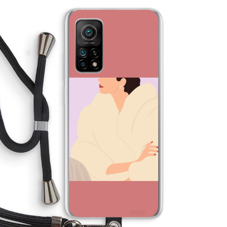Cosy: Xiaomi Mi 10T 5G Transparant Hoesje met koord