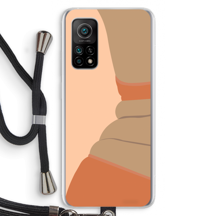 Bikini: Xiaomi Mi 10T 5G Transparant Hoesje met koord