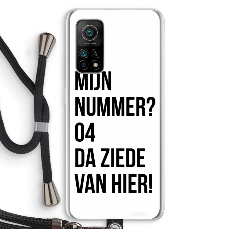 Da ziede van hier: Xiaomi Mi 10T 5G Transparant Hoesje met koord