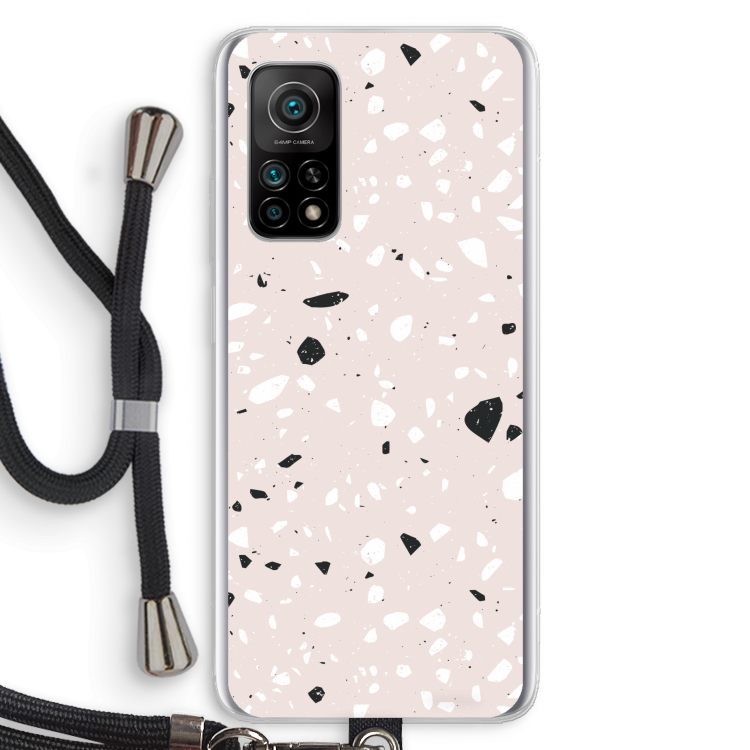 Terrazzo N°20: Xiaomi Mi 10T 5G Transparant Hoesje met koord