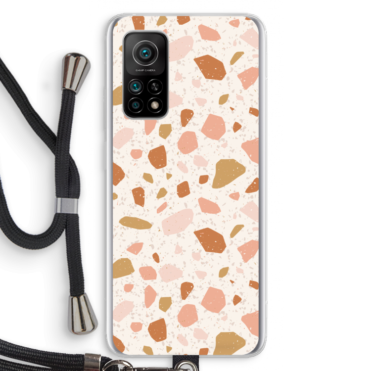 Terrazzo N°18: Xiaomi Mi 10T 5G Transparant Hoesje met koord