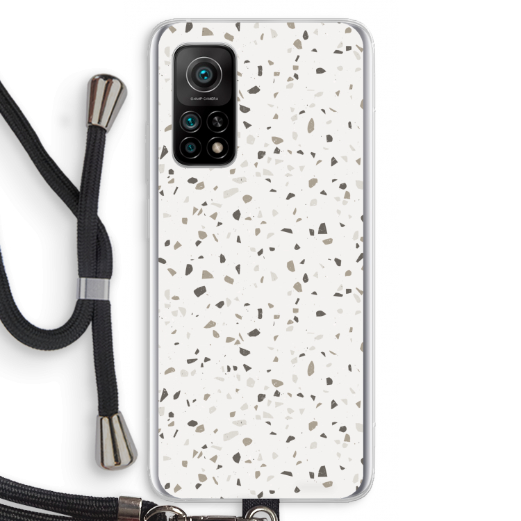 Terrazzo N°14: Xiaomi Mi 10T 5G Transparant Hoesje met koord