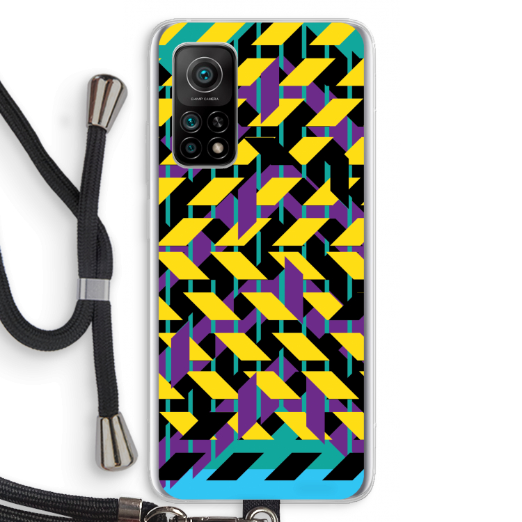 Skew Bee 3: Xiaomi Mi 10T 5G Transparant Hoesje met koord
