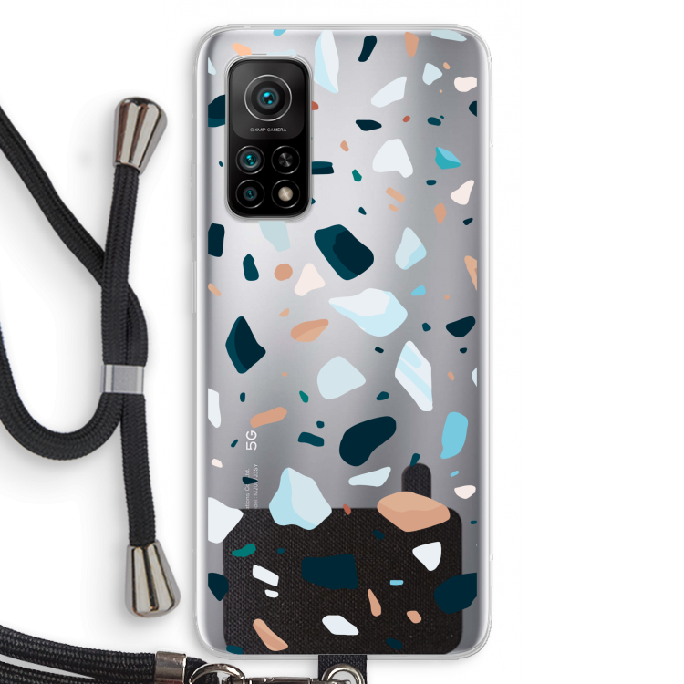 Terrazzo N°13: Xiaomi Mi 10T 5G Transparant Hoesje met koord