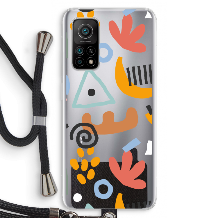 Abstract: Xiaomi Mi 10T 5G Transparant Hoesje met koord