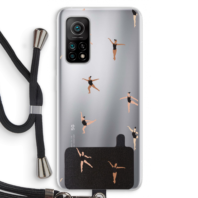 Dancing #1: Xiaomi Mi 10T 5G Transparant Hoesje met koord