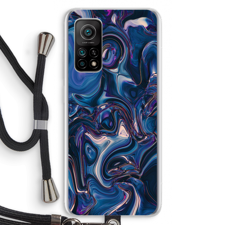 Mirrored Mirage: Xiaomi Mi 10T 5G Transparant Hoesje met koord