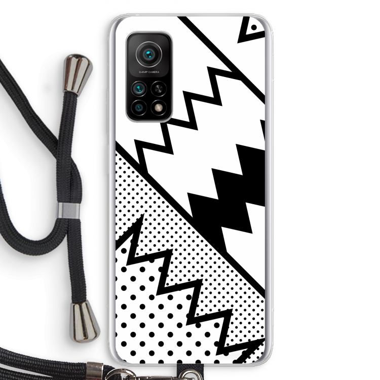 Pop Art #5: Xiaomi Mi 10T 5G Transparant Hoesje met koord