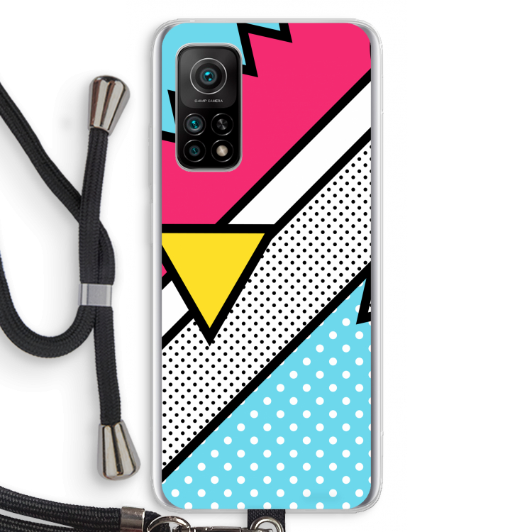 Pop Art #3: Xiaomi Mi 10T 5G Transparant Hoesje met koord