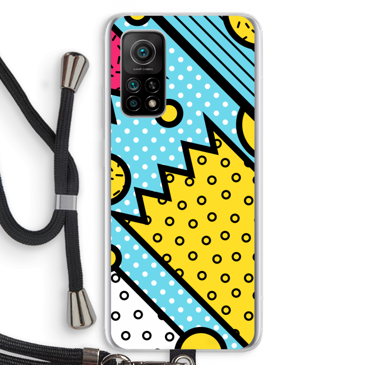 Pop Art #1: Xiaomi Mi 10T 5G Transparant Hoesje met koord