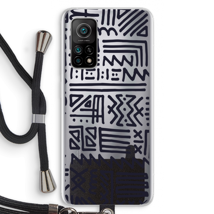 Marrakech print: Xiaomi Mi 10T 5G Transparant Hoesje met koord