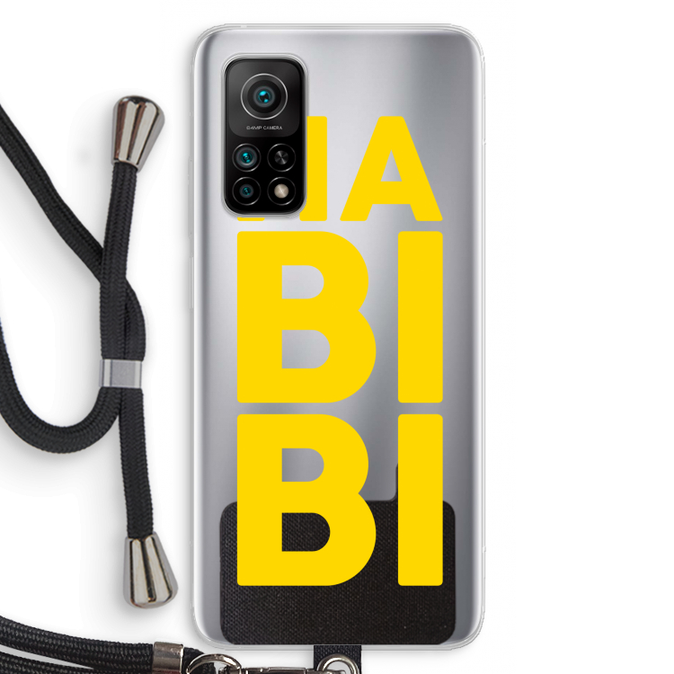 Habibi Majorelle : Xiaomi Mi 10T 5G Transparant Hoesje met koord