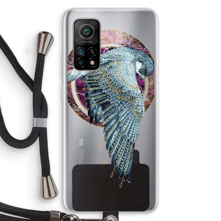 Golden Falcon: Xiaomi Mi 10T 5G Transparant Hoesje met koord