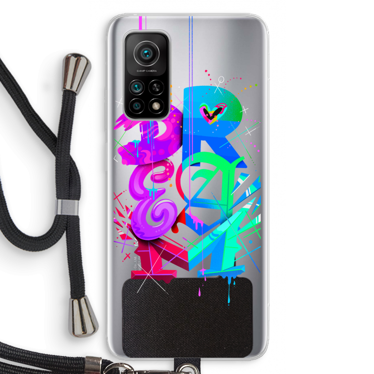 Dream: Xiaomi Mi 10T 5G Transparant Hoesje met koord