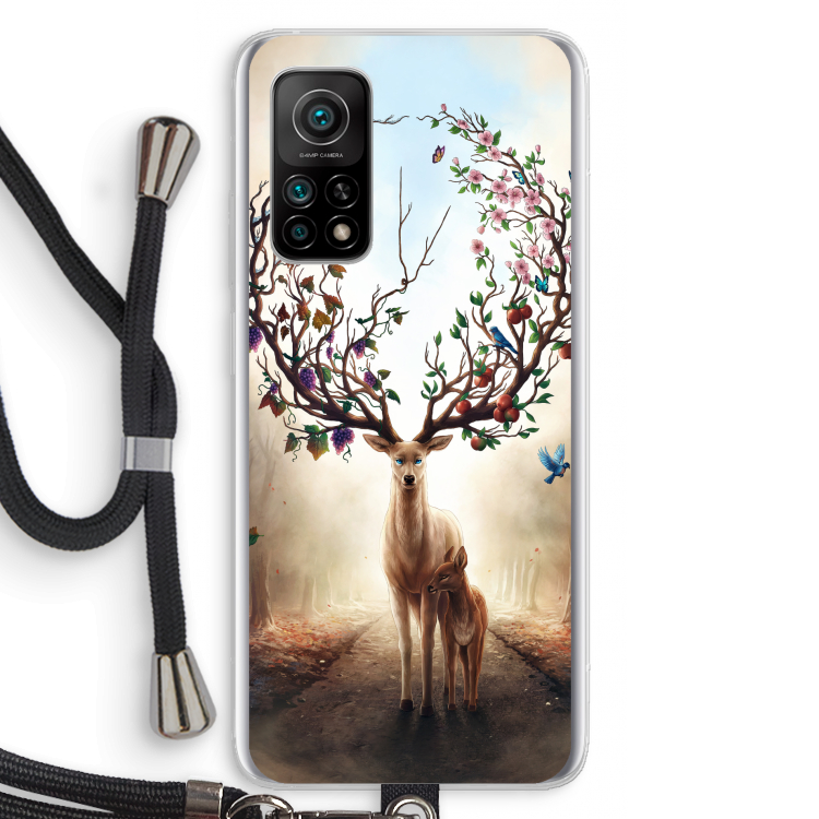 Seasons Change: Xiaomi Mi 10T 5G Transparant Hoesje met koord