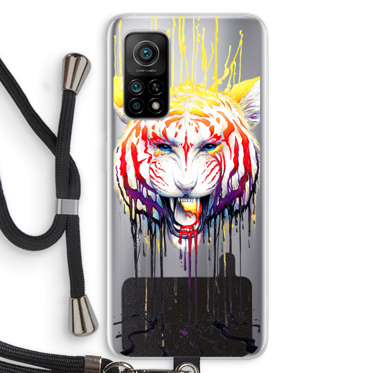 Fading: Xiaomi Mi 10T 5G Transparant Hoesje met koord