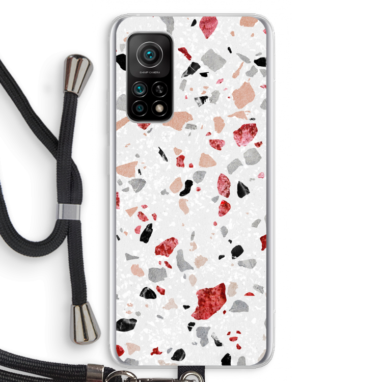 Terrazzo N°12: Xiaomi Mi 10T 5G Transparant Hoesje met koord
