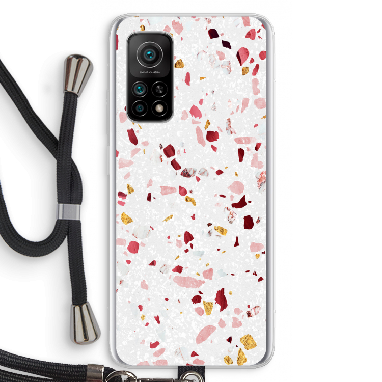 Terrazzo N°9: Xiaomi Mi 10T 5G Transparant Hoesje met koord