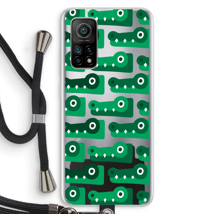 Crocs: Xiaomi Mi 10T 5G Transparant Hoesje met koord