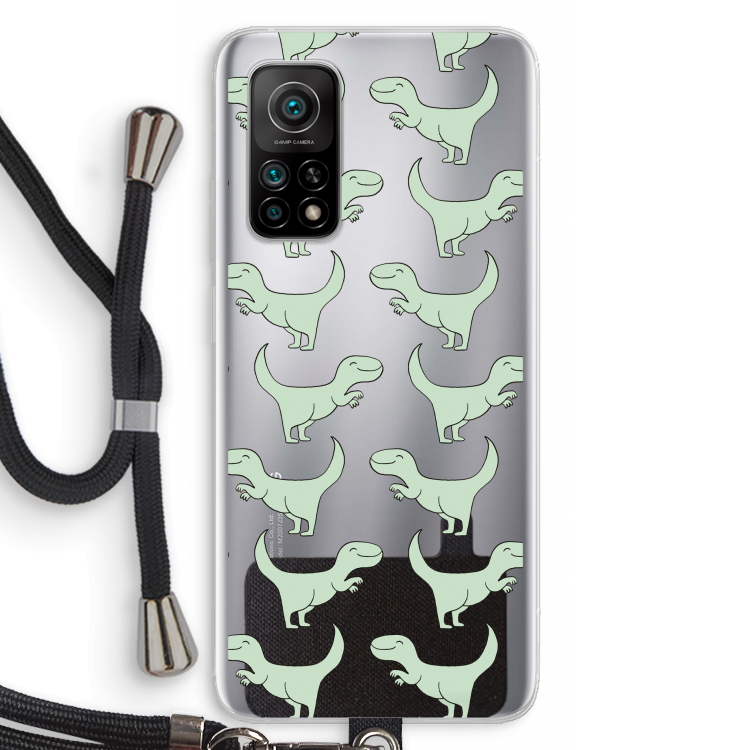 Dinos: Xiaomi Mi 10T 5G Transparant Hoesje met koord