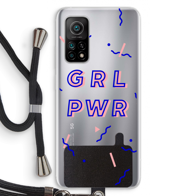 GRL PWR: Xiaomi Mi 10T 5G Transparant Hoesje met koord