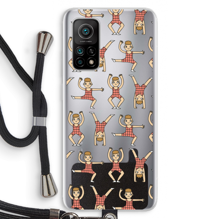 Gymboys: Xiaomi Mi 10T 5G Transparant Hoesje met koord