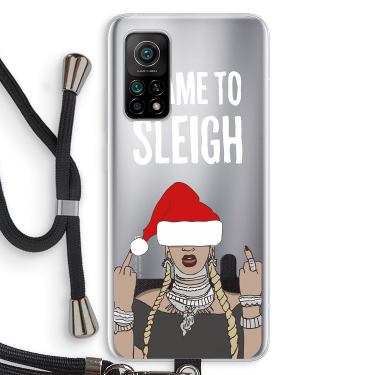 Came To Sleigh: Xiaomi Mi 10T 5G Transparant Hoesje met koord