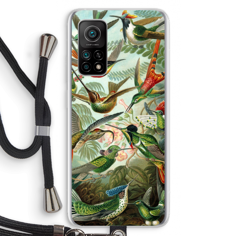 Haeckel Trochilidae: Xiaomi Mi 10T 5G Transparant Hoesje met koord