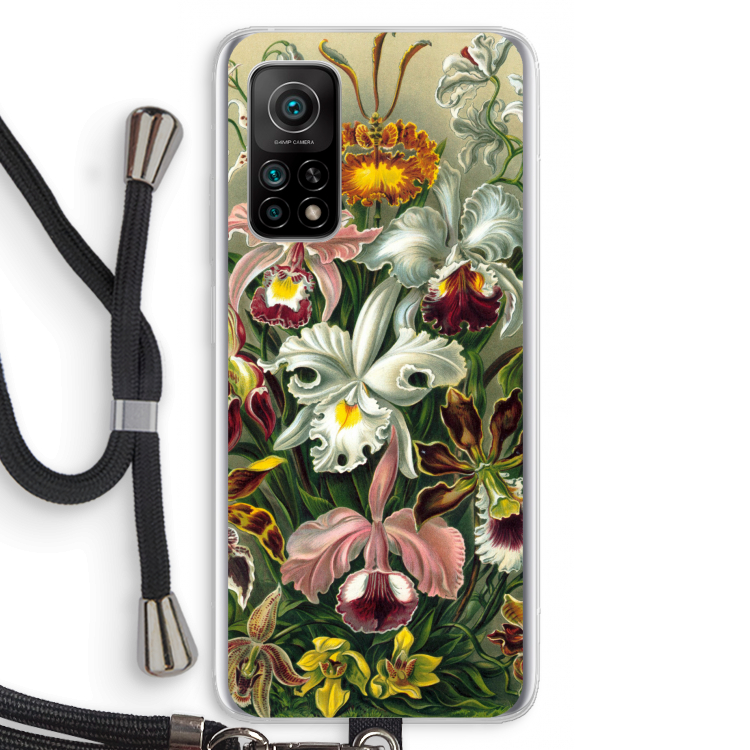 Haeckel Orchidae: Xiaomi Mi 10T 5G Transparant Hoesje met koord