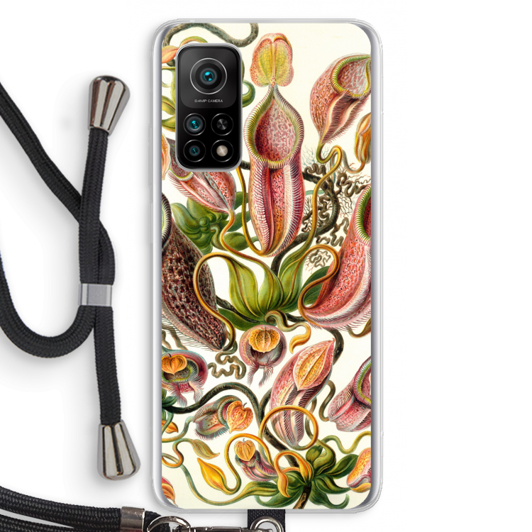 Haeckel Nepenthaceae: Xiaomi Mi 10T 5G Transparant Hoesje met koord